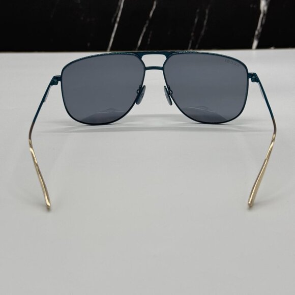 NEW GG0336S 003 GUCCI SUNGLASSES AVIATOR BLUE GREY UNISEX EYEWEAR GUCCI main image 5